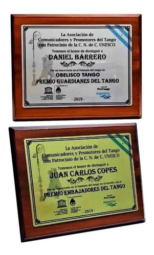 Trofeos Placas Homenajes Reconocimientos Empresariales 1