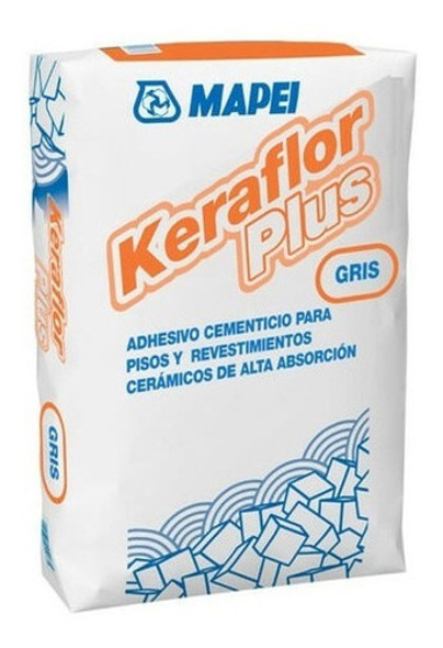 Adhesivo Pegamento Cerámica Keraflor Plus Mapei  X 30 Kg 0