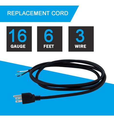 Cable De Alimentacion De Calibre 16, Cable De Alimentacion D 1