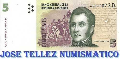 Bottero 3319 $ 5 Conv 2do Diseño Serie D Ex- Palermo 0