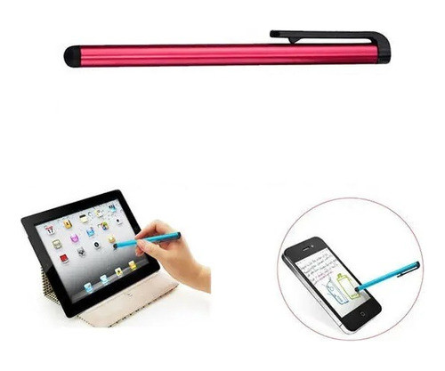 Lápiz Óptico Digital Universal Táctil Celu/tablet Rojo 0