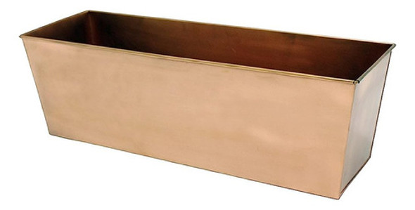 Achla Designs Plain Copper Window Flower Box Planter- Medium 0