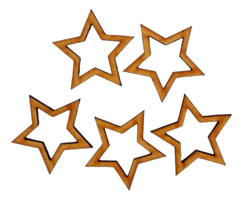 Combo Palabras Esperanza Paz Dijes Estrellas Fibrofacil Mdf 0