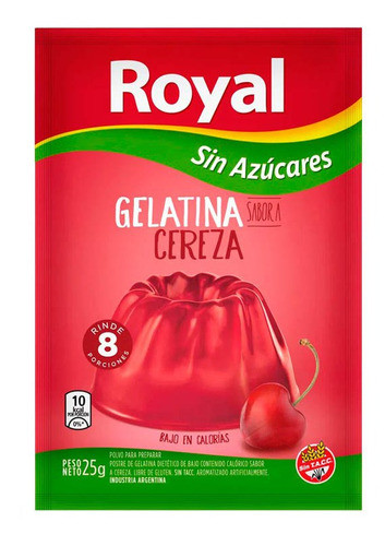 Pack X 6 Unid. Gelatina  Manlig Cer 25 Gr Royal Gelatinas 0
