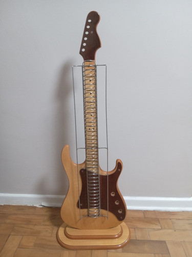 Porta Cds Guitarra Decorativa Com Capacidade Para 40 Cds. 0