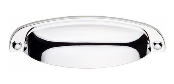 Kit C/2 Puxador Móveis Concha Paris 96mm Cromado 1 Kit C/2 Puxador Móveis Concha Paris 96mm Cromado 1