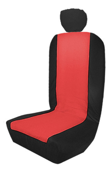 Cubre Asiento Univ. Rojo/negro Completo Poliester 1 Cubre Asiento Univ. Rojo/negro Completo Poliester 1