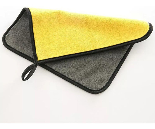 Toalla De Microfibra Gruesa Lavado Secado Auto 60x30cm C.dad 1 Toalla De Microfibra Gruesa Lavado Secado Auto 60x30cm C.dad 1