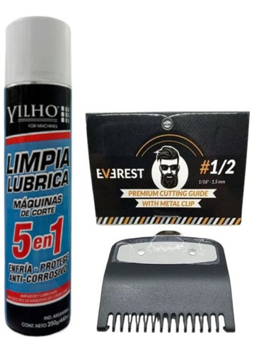 Peine De Alza Intermedia Wahl 0,5 Clip + Lubricante 5 En 1 0