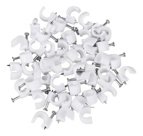 X100 Grampa Plastica Para Cable 10mm 0