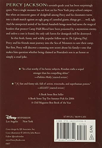 Book : The Sea Of Monsters (percy Jackson And The Olympians 1