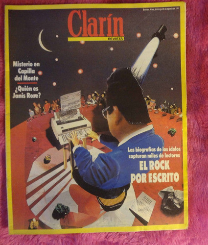 Clarín Revista 1991 Rock Nacional Ray Bradbury Capilla Del M 0