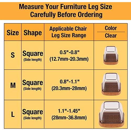 Regatones De Silicona 12.7mm-20.3mm Transparentes Pack X 16 1