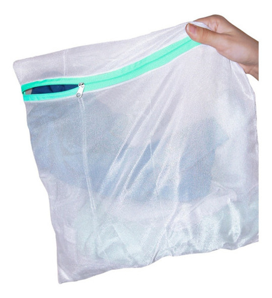 Kit 3 Saco Para Lavar Roupa Delicada Pequeno Médio Grande 0