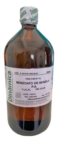 2 Frascos Benzoato De Benzila Pa 1000ml 0