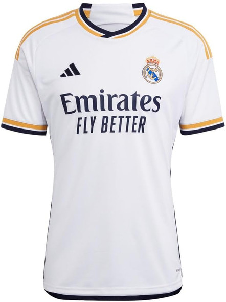 Adidas | Camiseta de Fútbol Original Real Madrid 23/24 Home Jersey - Authentic Soccer Shirt for Fans & Players Adidas | Camiseta de Fútbol Original Real Madrid 23/24 Home Jersey - Authentic Soccer Shirt for Fans & Players