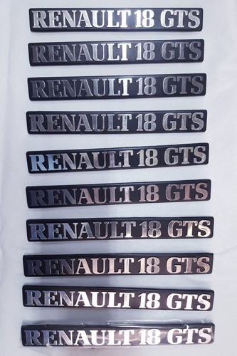 Insignia Emblema Renault 18 Gts 0