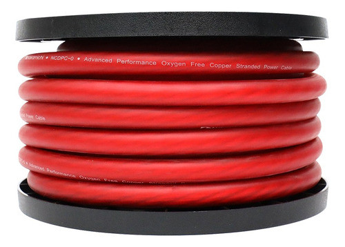 Rollo De Cable Nakamichi De 0awg X 15metros Ncgpc-0 1