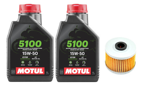 Kit Service Honda Tornado 250 Motul 5100 + Filtro M Coyote 0