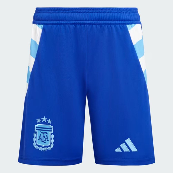 Adidas Kids Argentina 24 Alternate Uniform Shorts - Blue - Size 3 Stars Shorts de Entrenamiento Argentina Afa 3 Estrellas