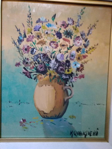 Oleo Firmado R Quartieri 30 X 25 1