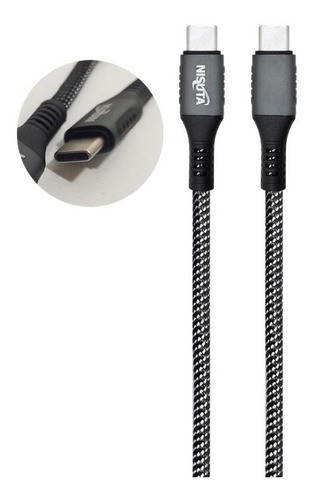 Cable Usb C A Usb C De 1,5m Soporta Carga Pd 60w, Pasa Datos 0