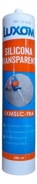 Sellador Silicona Luxom 280ml X Caja De 24u 0