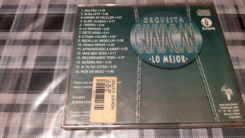 Orquesta Guayacán - Lo Mejor  - Salsa - Cd Orig. Import Usa 1