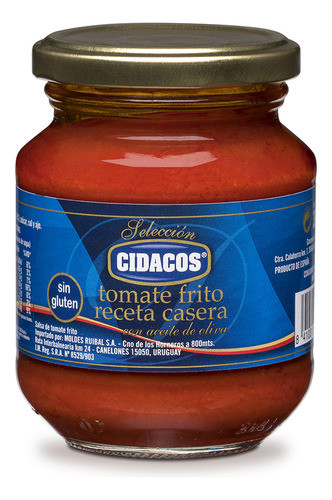 Tomate Frito Receta Casera Cidacos 300 Grs. 0