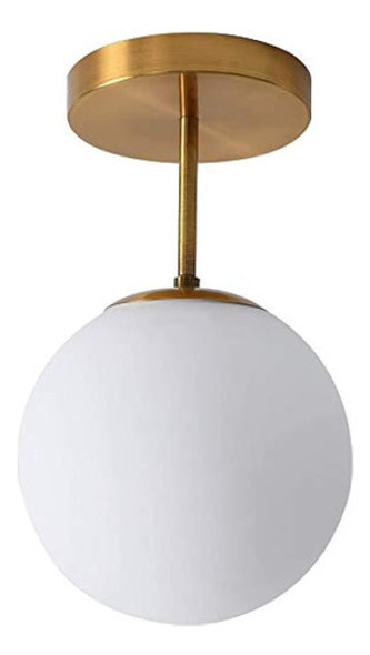 Bagood Pantalla De Cristal De Luz De Techo De Montaje Semi E 1