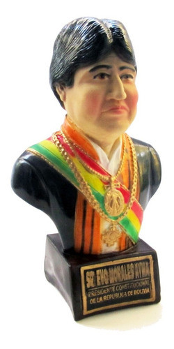 Evo Morales Alcancía Ceramica Artesanal De 40cm En Mamakolla 0