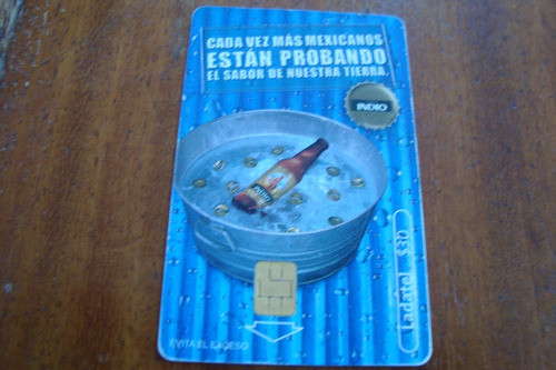 Car Tel Mexico / Ladatel / Cerveja Indio / Balde De Gelo 0