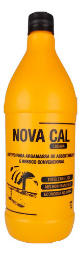 Cal Liquida 1 Litro Reboco Aditivo Plastificante 0