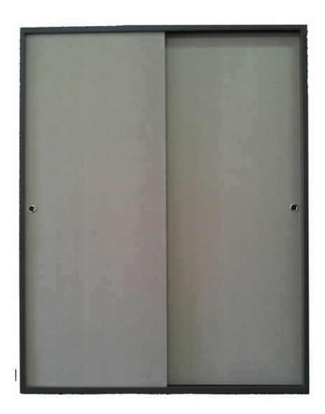 Frente De Placard Corredizo Mdf 1,00x1,90 - Marco De Chapa 0