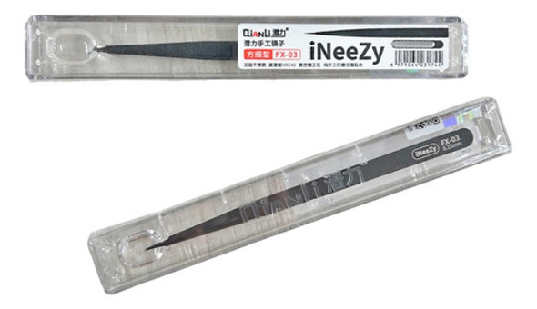 Brusela Pinza Recta Delgada Ineezy Fx-03 0.15mm Qianli Negra 0 Brusela Pinza Recta Delgada Ineezy Fx-03 0.15mm Qianli Negra 0