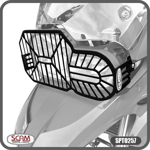 Protector Farol Acero Carbono Bmw F700 Gs Scam Mk Motos 1