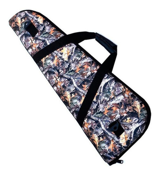 Funda Acolchada Fusil Carabina Houston C/mira 90 Cm Camuf 1