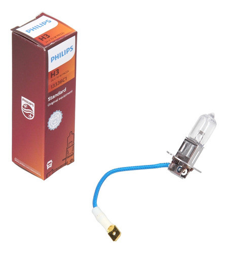 Lampara Halogena Pesados H3 (13336) 24v 70w Pk22s Philips 0