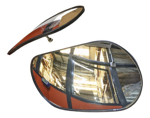 Juego Espejo Retrovisor Universal Ovalado Camion Repuestos 0