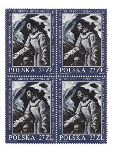 Pintura - El Greco - Polonia - Cuadro Mint - Yv 2724 0