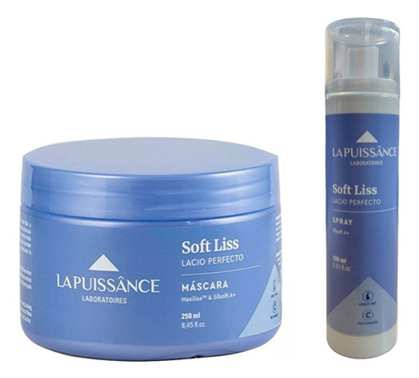 Mascara Y Spray Soft Liss Pelo Lacio La Puissance 0