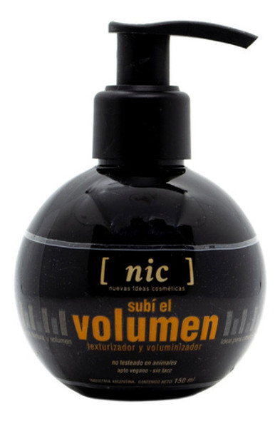 Nic Subí El Volumen Crema Peinar Vegana Cabello 150ml 3c 0