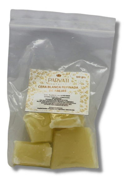 Cera Blanca Refinada De Abejas 100grs 0