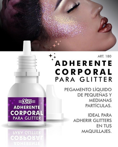 Adherente /pegamento Para Glitter Delineados Xúlu Z180 1