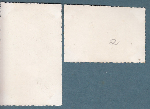 Lote 2 Antiguas Fotografias En Ferrocarril De Uruguay 1