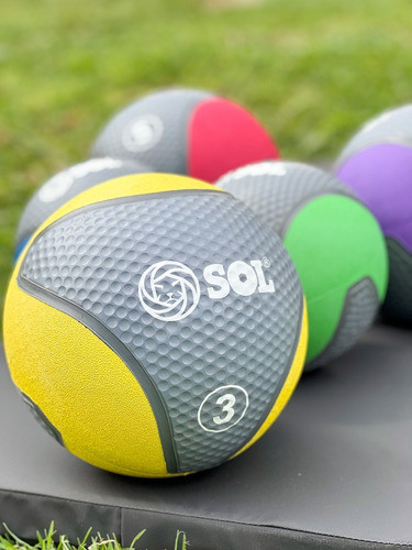 Pelota Con Peso 3 Kg Funcional Medicine Ball Con Pique 1