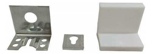 Soporte P/ Alacena L Colgante C/tapa Blanco Escuadra X5u 0