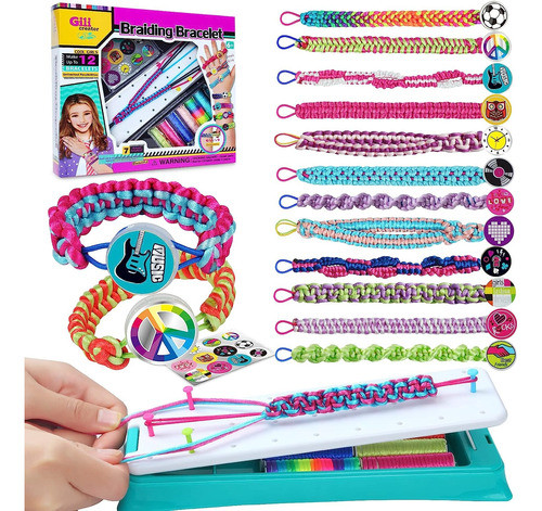 Set Para Crear Pulseras En Caja Amplia Gama De Colores 0