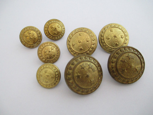 Lote Com Antigos Botões Militares 1