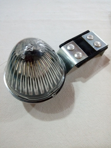 Faro Redondo 1/2 Huevo Con Soporte De Goma Y Metal. 1